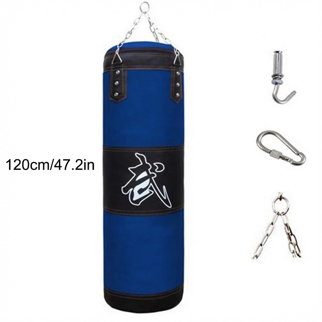sac de frappe suspendu bleu
