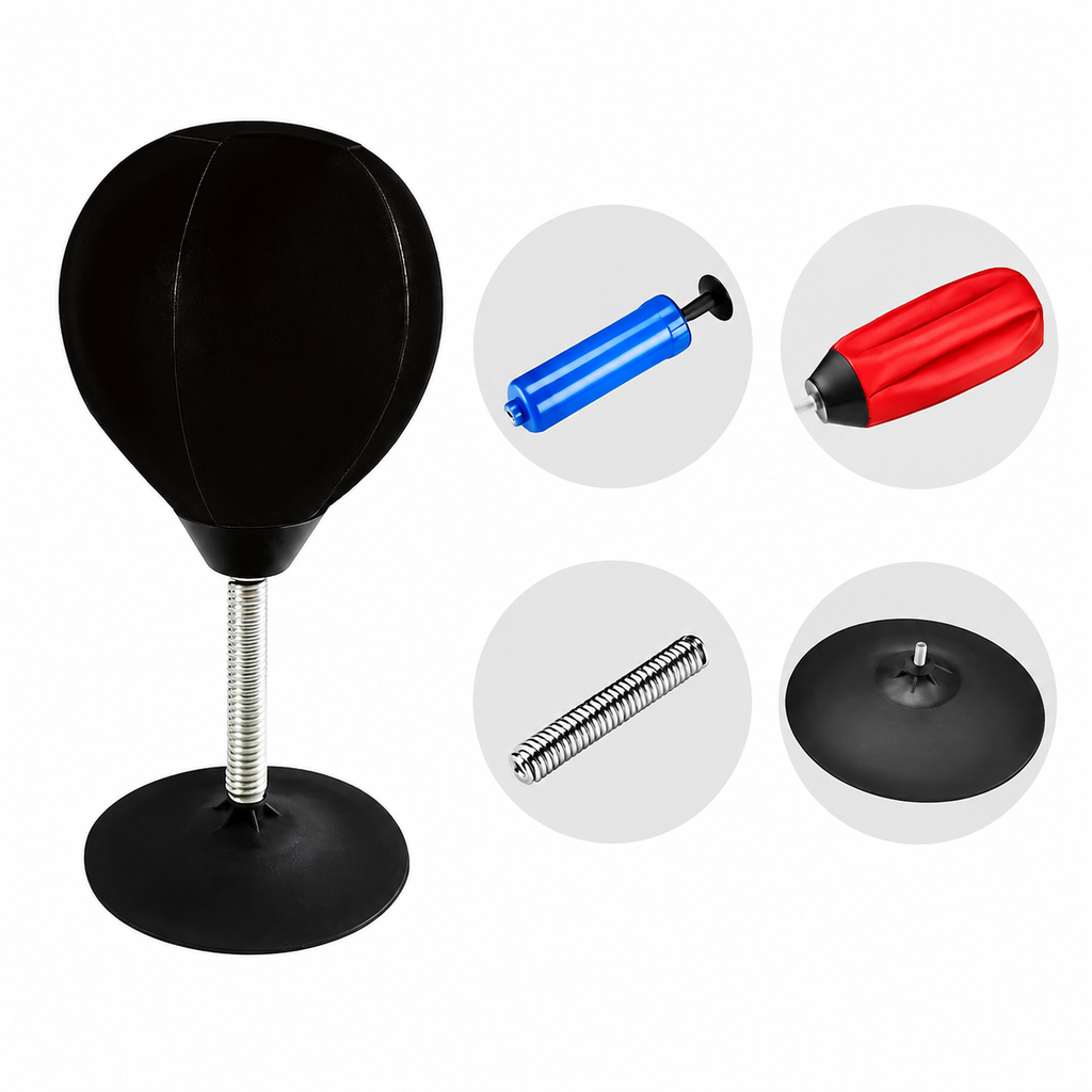 punching ball reflexe noir