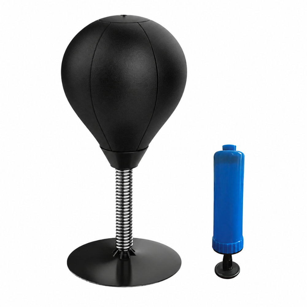 punching ball ventouse noir