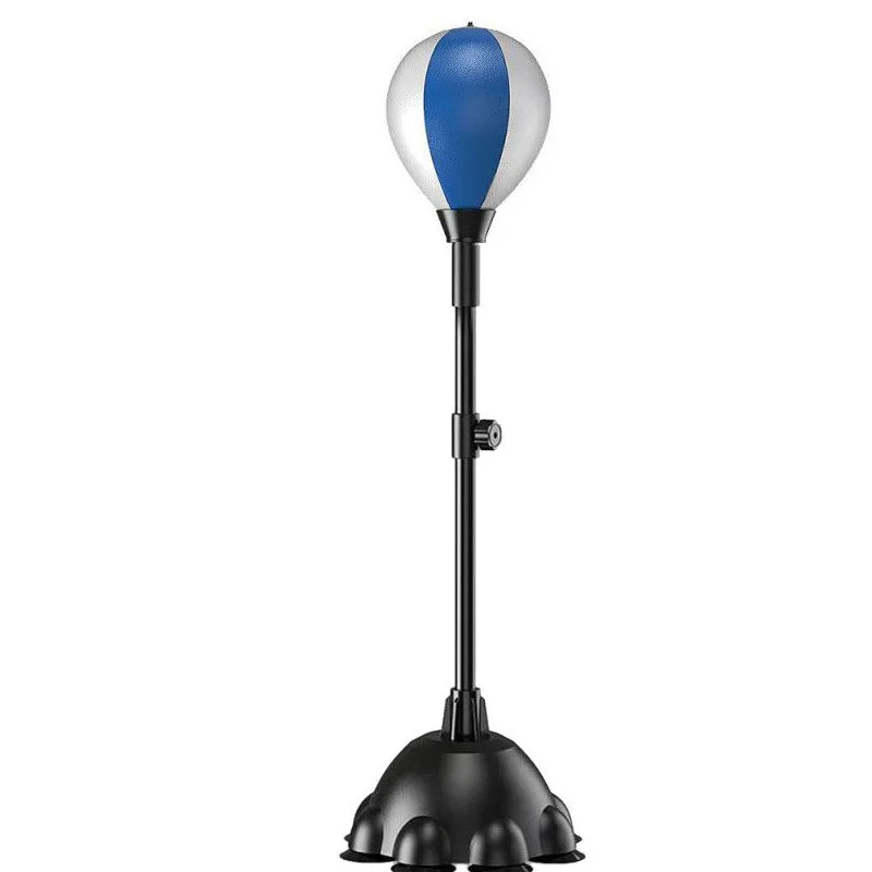 punching ball vitesse bleu et blanc