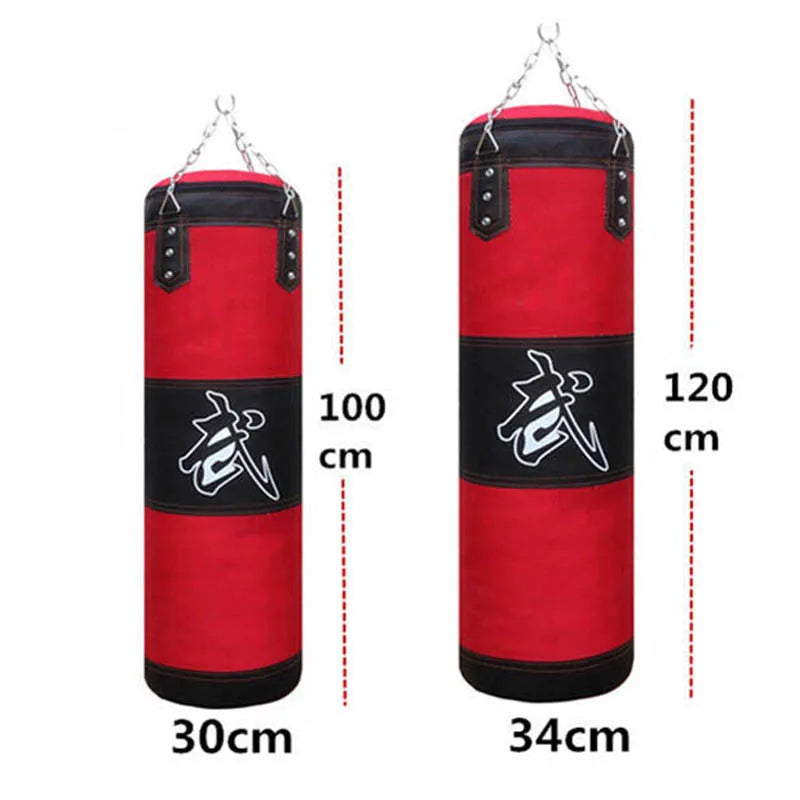 sac de frappe suspendu rouge dimensions