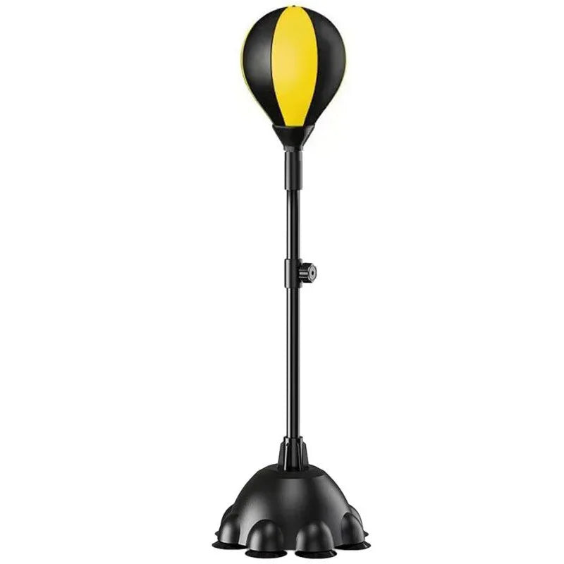 punching ball vitesse jaune et noir