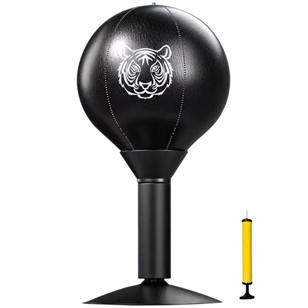 punching ball de table noir tigre