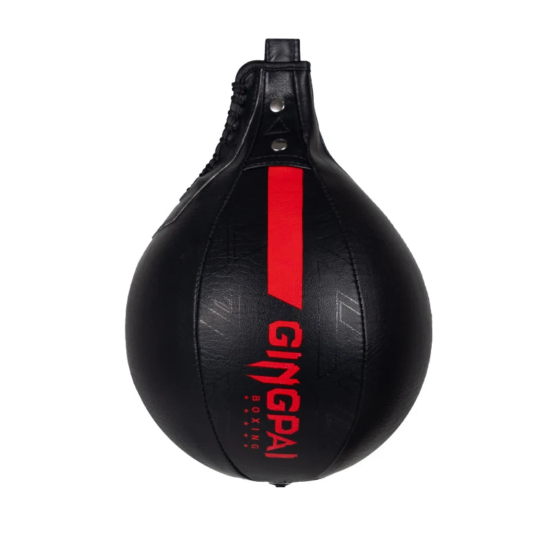 poire de vitesse gonflable rouge boxe