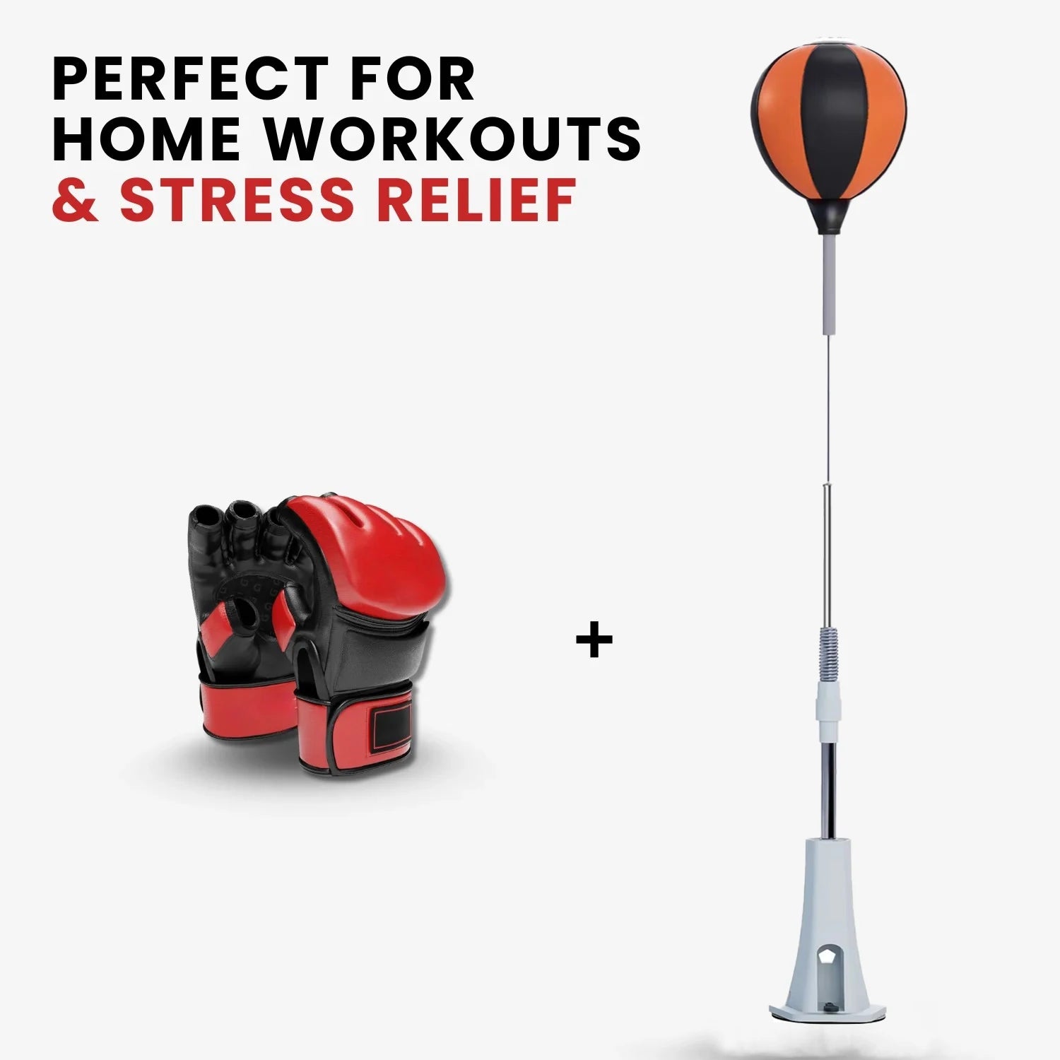 punching ball cobra orange et noir