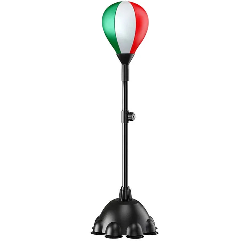 punching ball vitesse vert blanc rouge