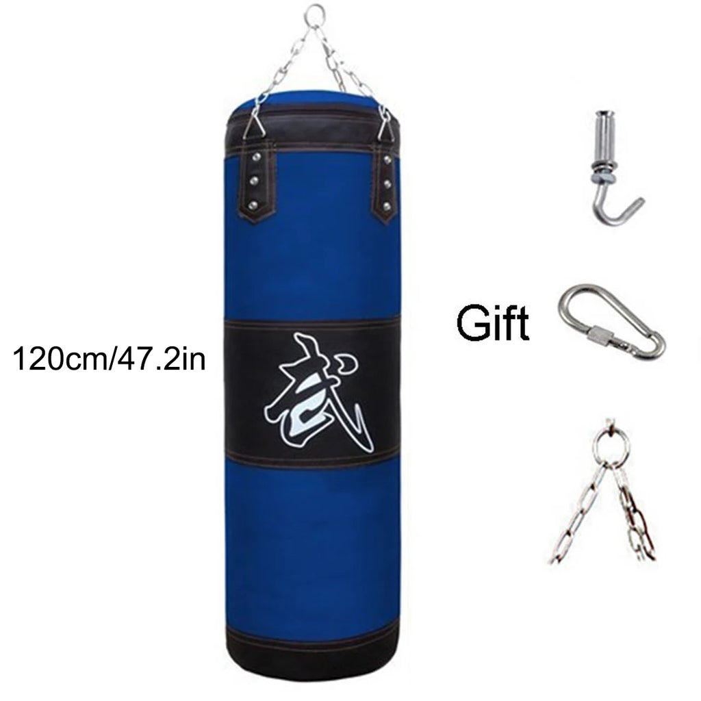 sac de frappe suspendu bleu